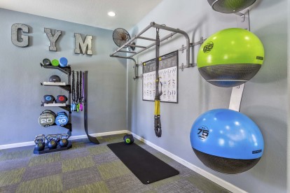 Fitness center equipment