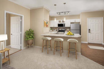 camden old creek apartments san marcos ca kitchen with barstool seating