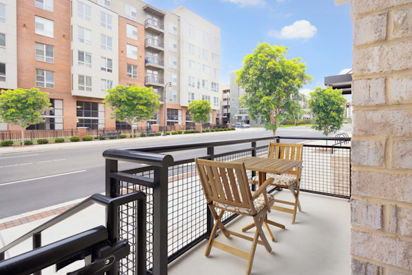 Townhome with patio entry