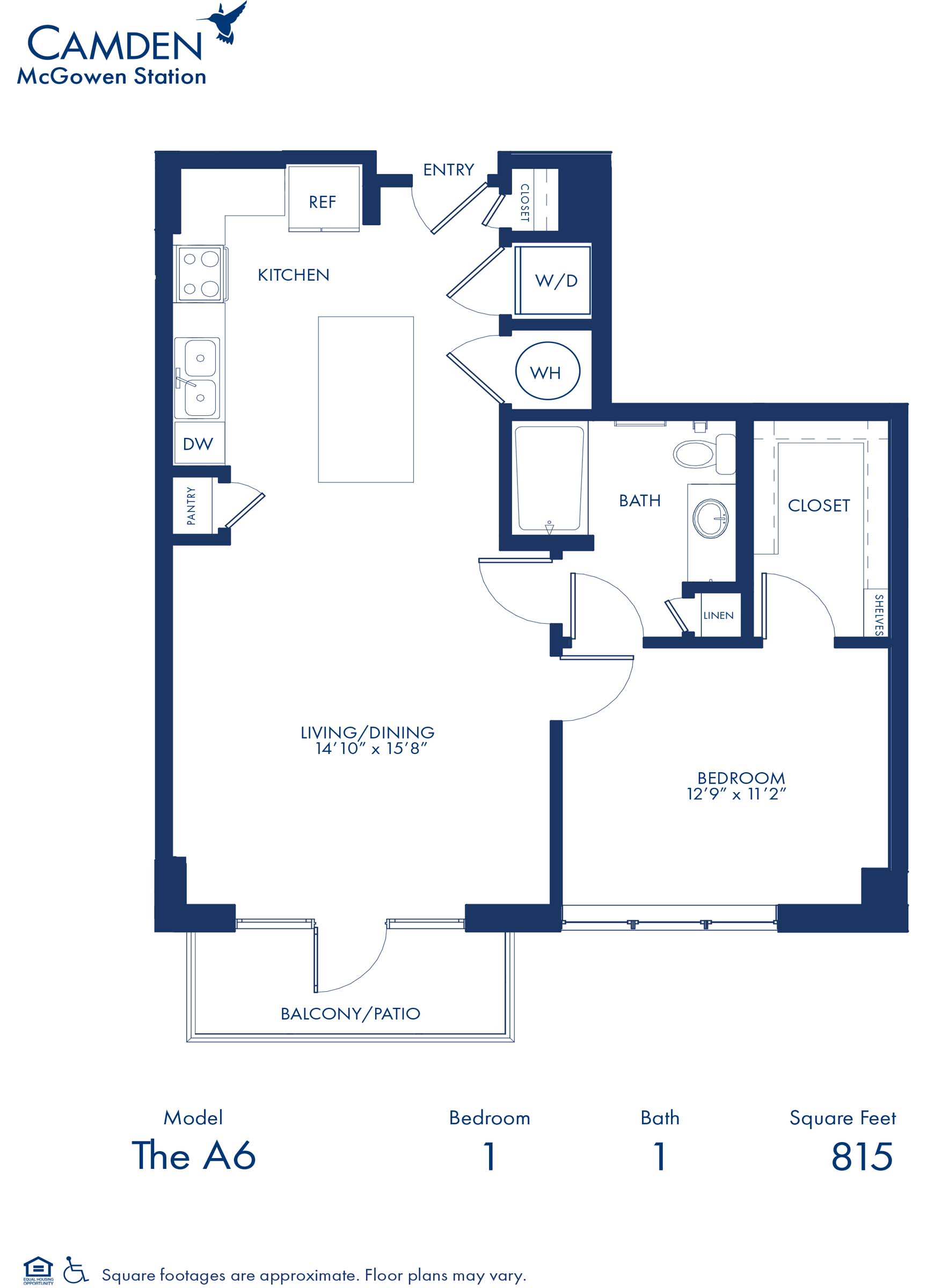 A6 floor plan