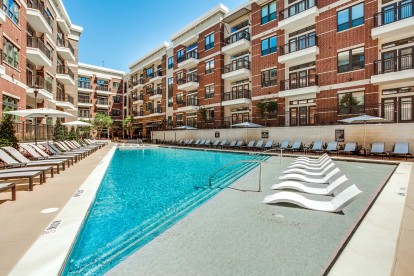 Pool with expansive sundeck