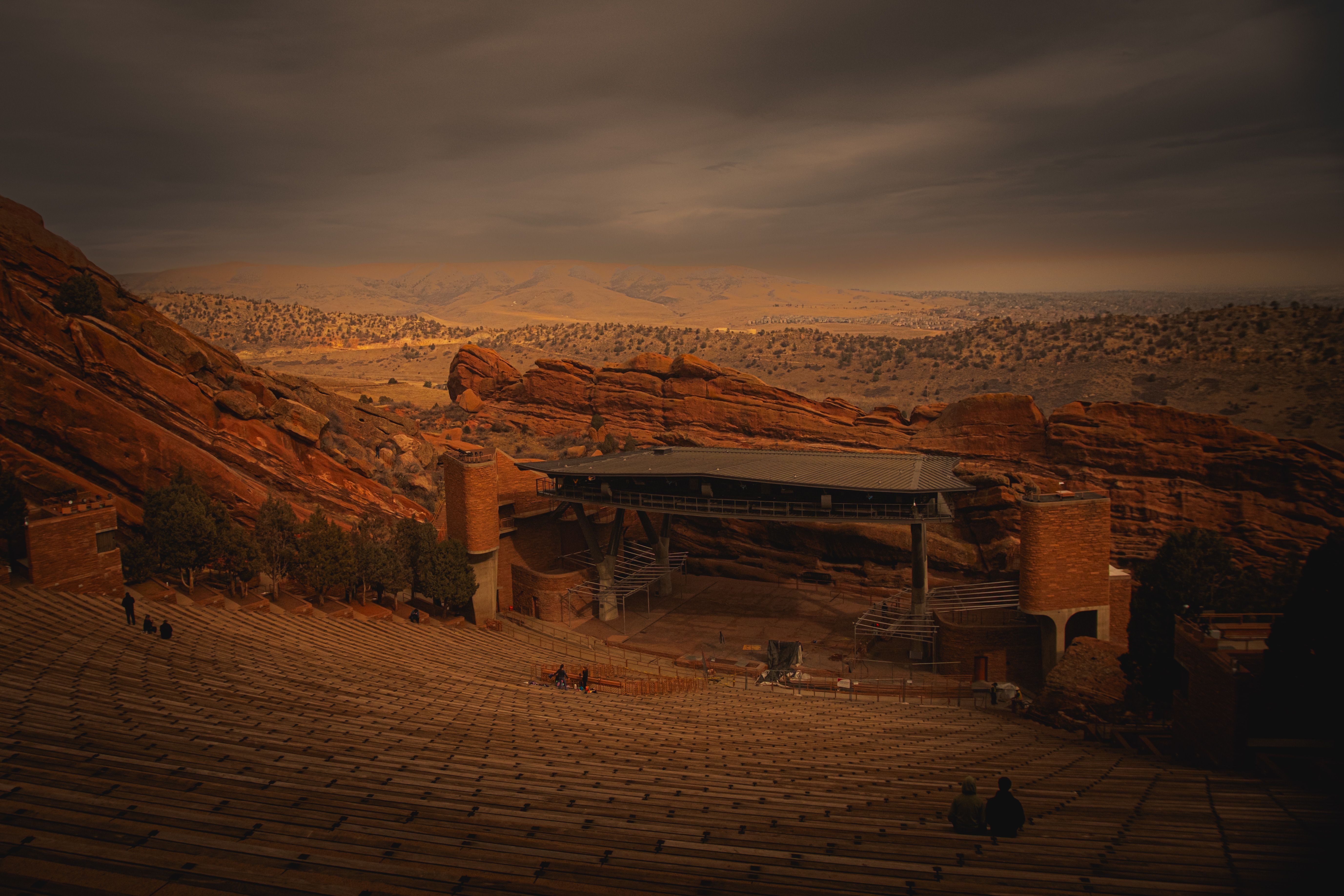 Red Rocks
https://www.pexels.com/photo/captivating-red-rocks-amphitheatre-at-dusk-30572265/
