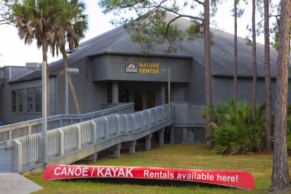Nature Center at Upper Tampa Bay Park in Tampa, FL near Camden Westchase Park, Camden Bay, and Camden Montague apartments