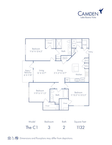 Camden-Lake-Buena-Vista-Floor-Plan-The C1