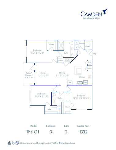 Camden-Lake-Buena-Vista-Floor-Plan-The C1