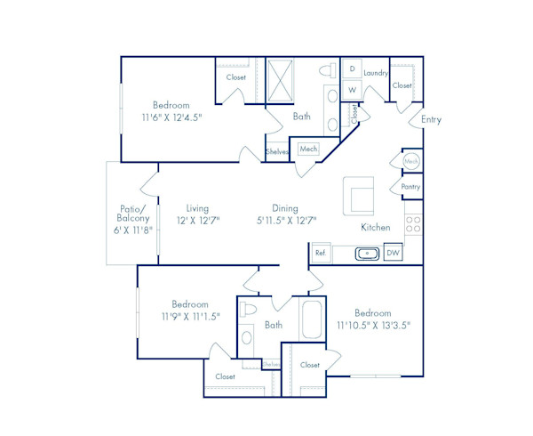 Camden-Lake-Buena-Vista-Floor-Plan-The C1
