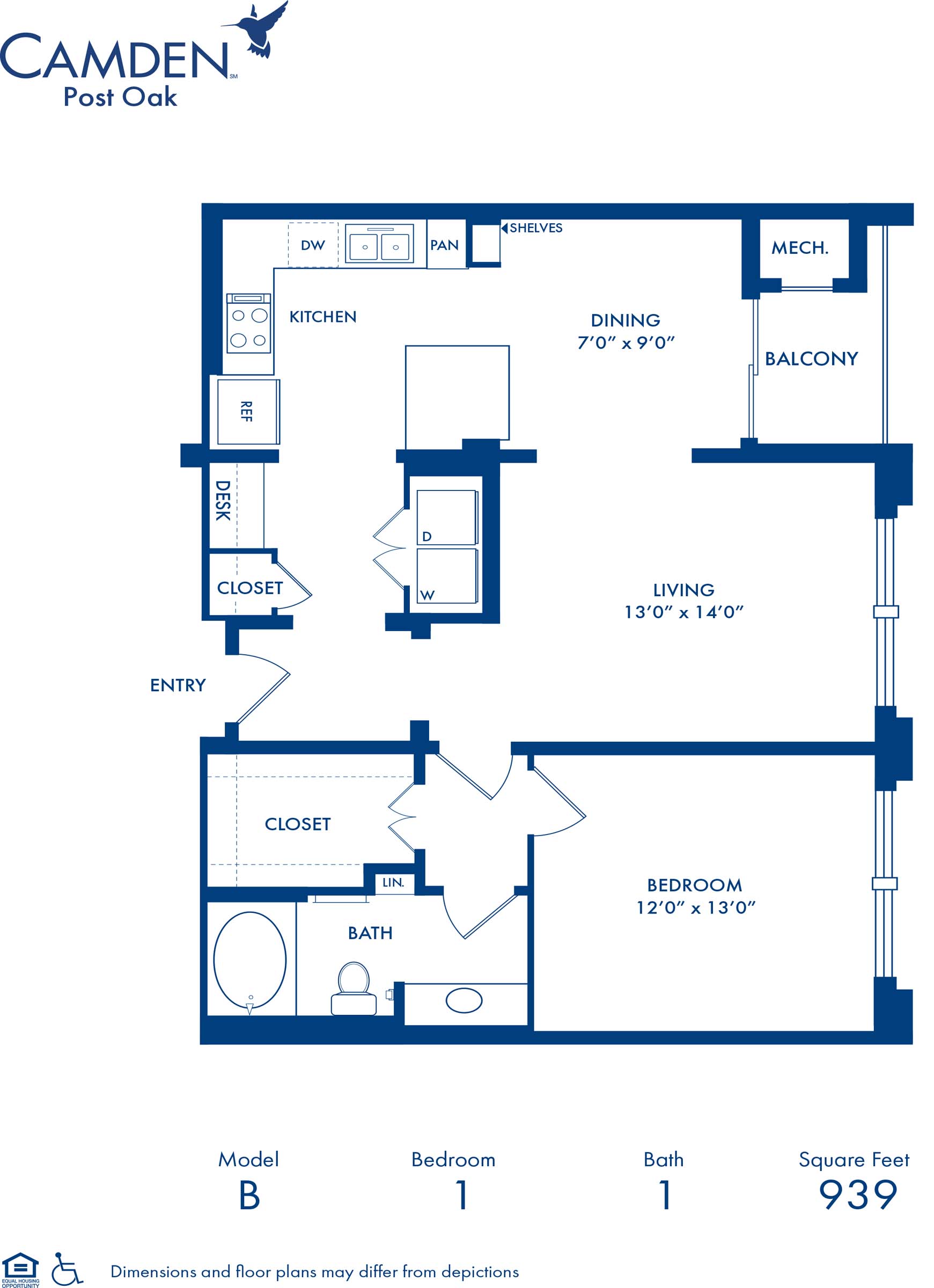 B floor plan