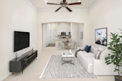 camden manor park apartments raleigh nc living room with ceiling fan