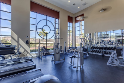 Camden Old Creek Apartments San Marcos CA fitness center with weights cardio and strength training machines