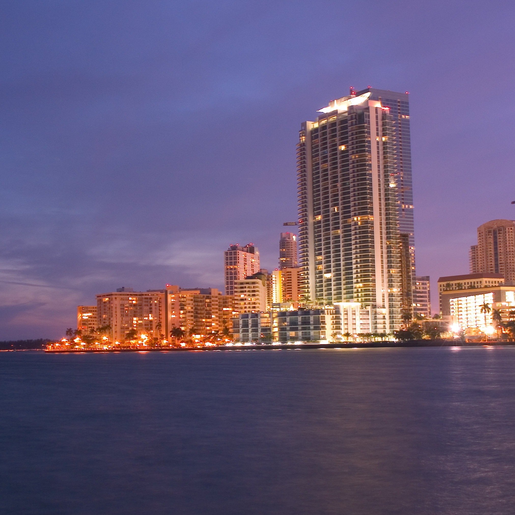Brickell skyline in Miami.