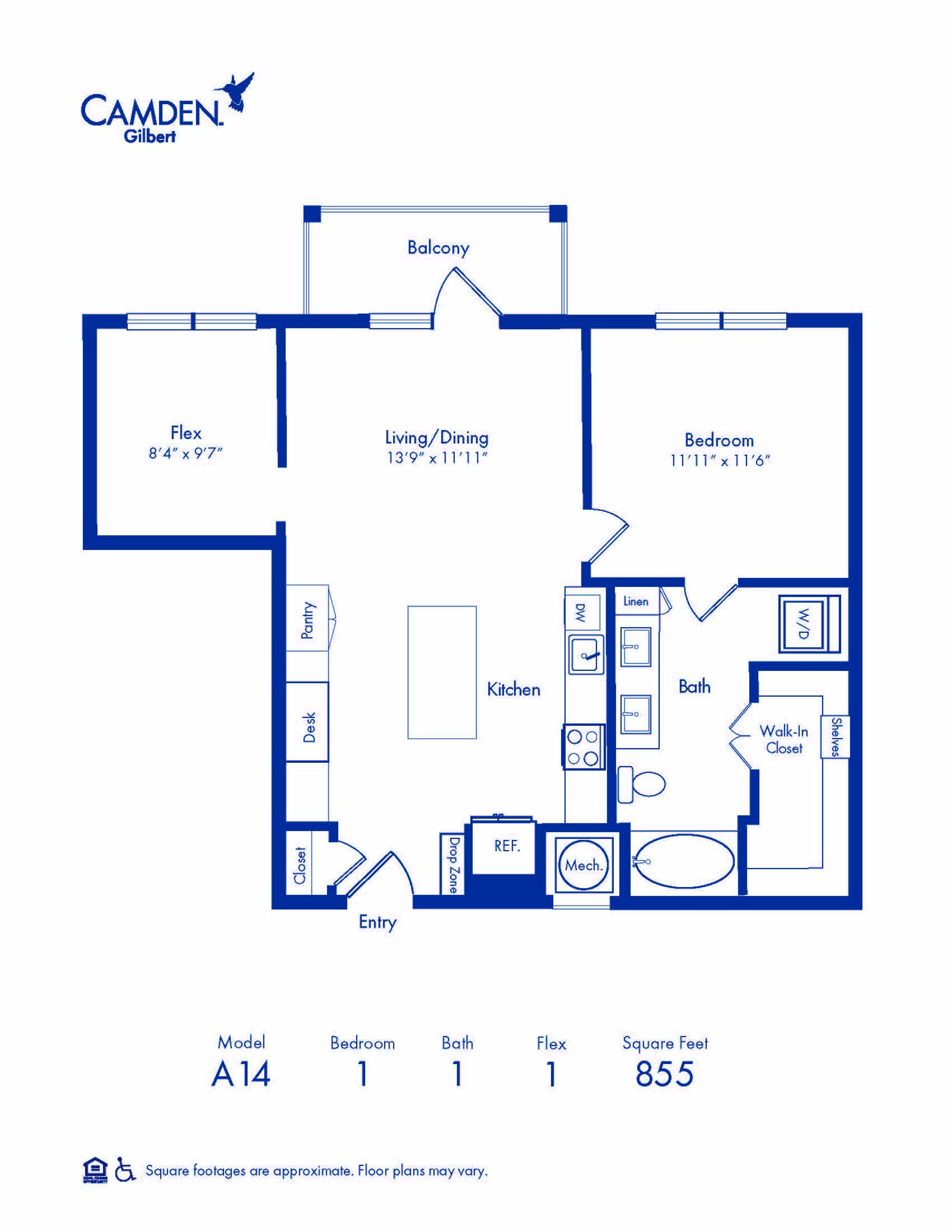 A14 floor plan