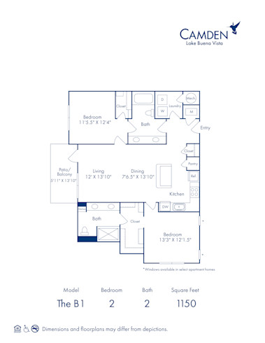 Camden-Lake-Buena-Vista-Floor-Plan-The B1