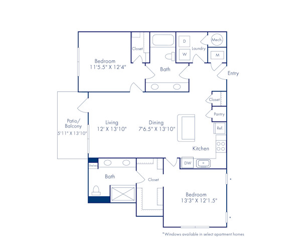 Camden-Lake-Buena-Vista-Floor-Plan-The B1