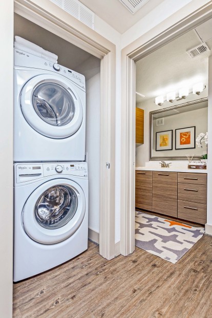 Full size washer and dryer in every home