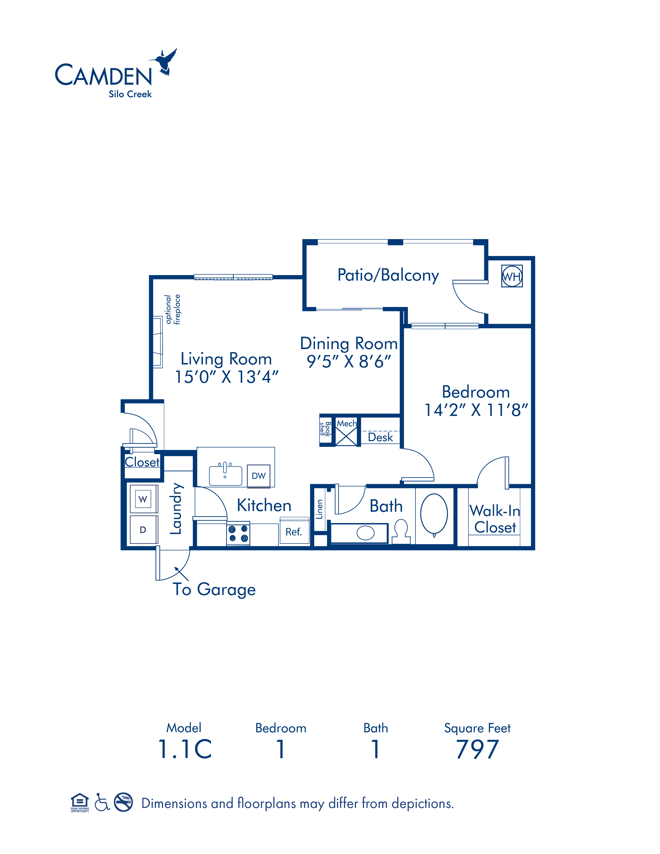 1.1C floor plan