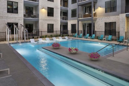 Heated Pool at Camden RiNo Apartments in Denver, CO