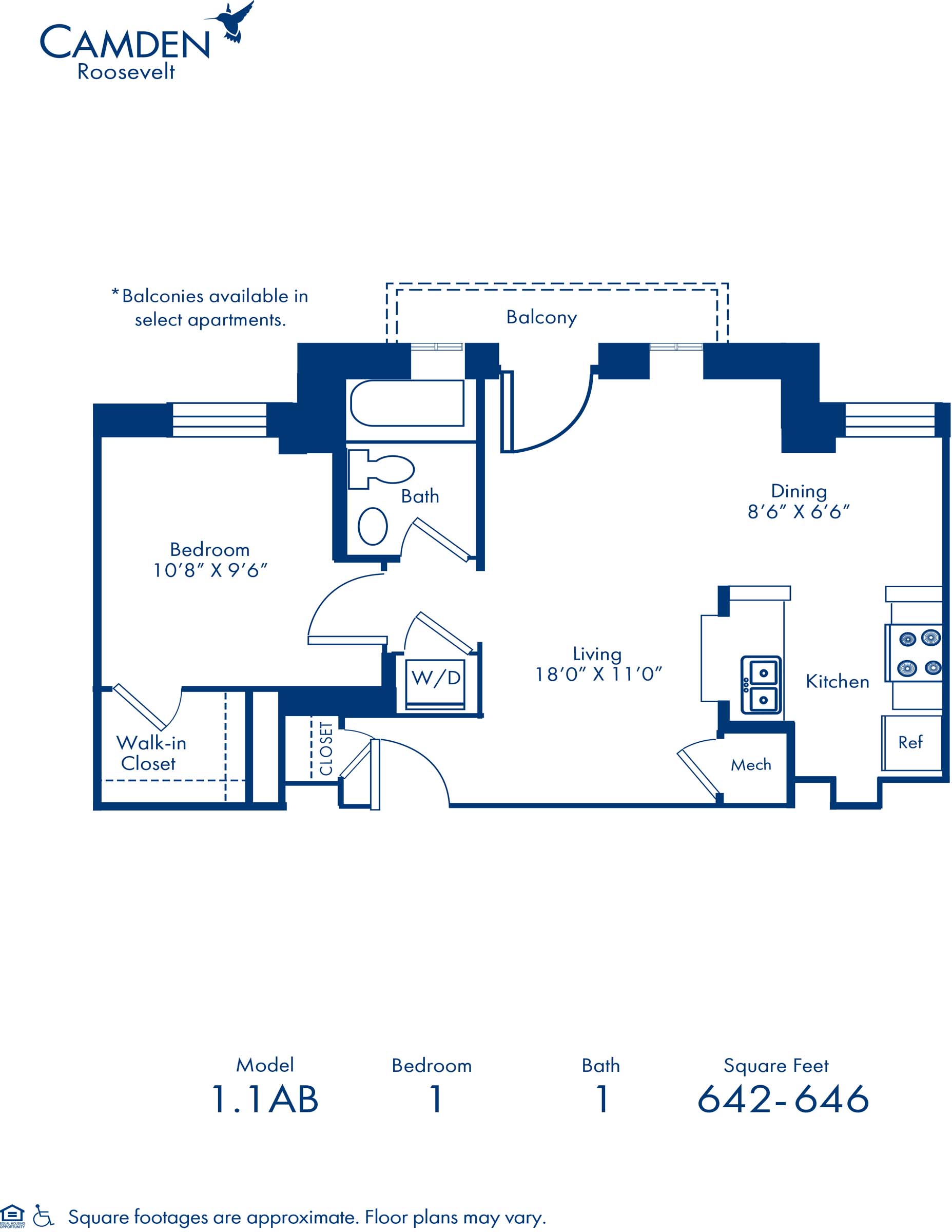 1.1AB floor plan