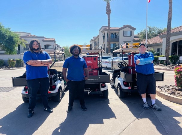 Maintenance Team at Camden Montierra