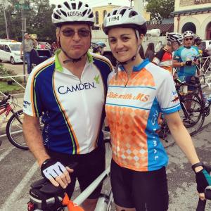 Kim Evans and her father Brent Evans