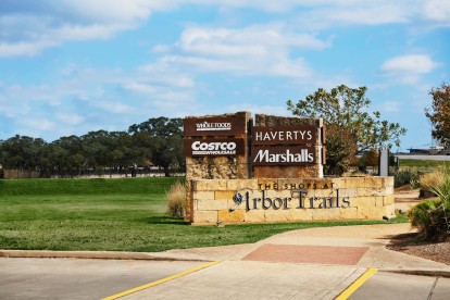 Arbor trails shopping center near community