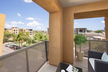 Private patios and balconies