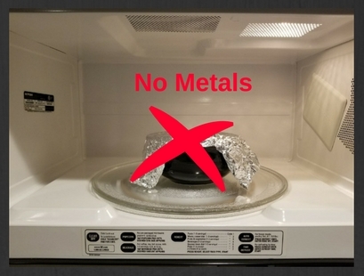 Never Put Metals in Your Microwave