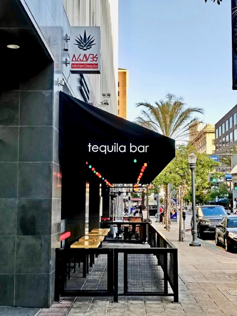 Looking for a sleek, dark eatery environment with a modern Mexican fare serving up 120 tequilas and agaves with live entertainment? Agaves is your spot (mine too)!  