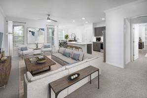 Spacious three-bedroom floor plan at Camden Panther Creek apartments in Frisco, TX