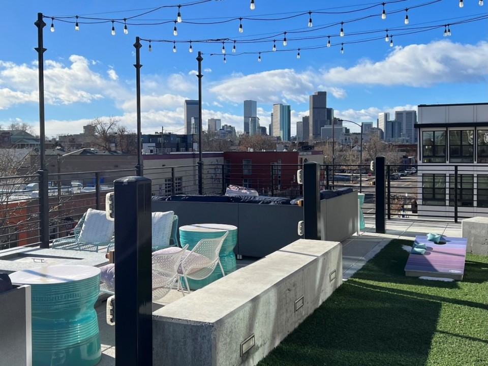 Photo of the Camden RiNo rooftop, courtesy of the author, Art Garcia