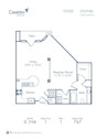 Blueprint of 0.1HA Floor Plan, Studio with 1 Bathroom at Camden Cotton Mills Apartments in Charlotte, NC