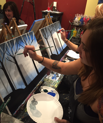Painting Classes with a Boozy Twist