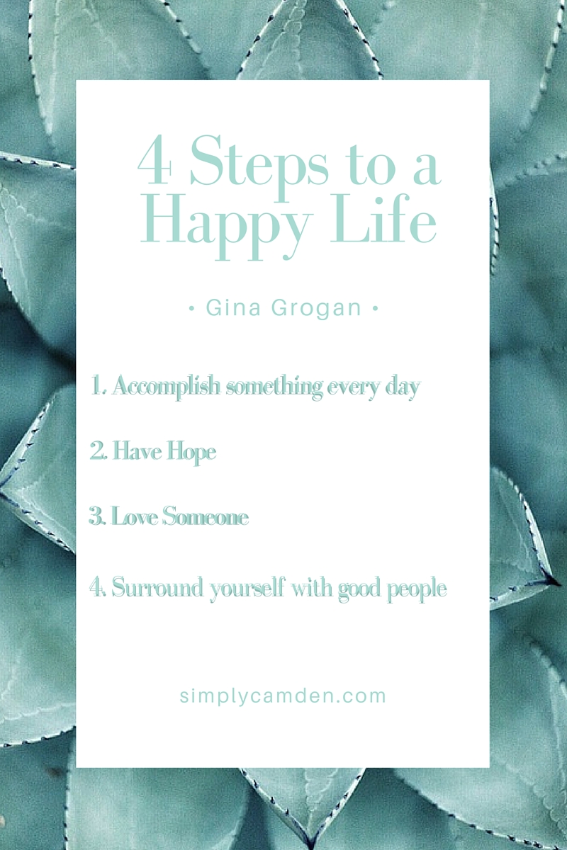 4 Steps to a Happy Life