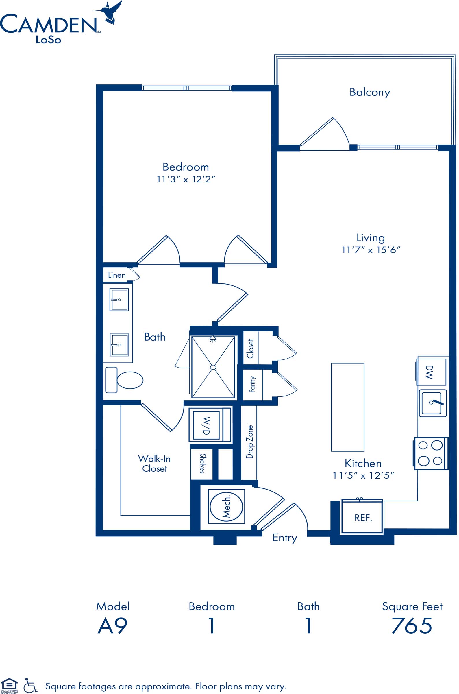 A9 floor plan