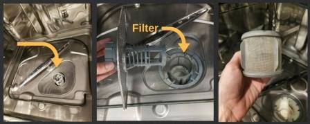 How to remove your dishwasher filter 