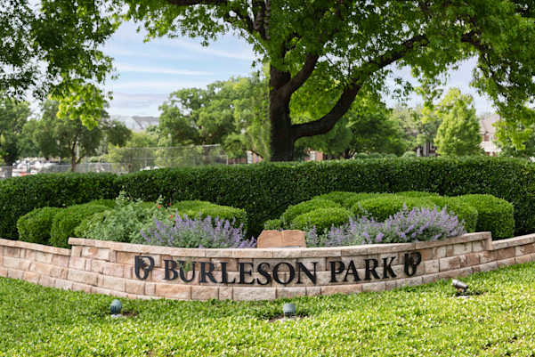 Burleson Park in University Park near Camden Greenville apartments in Dallas, TX