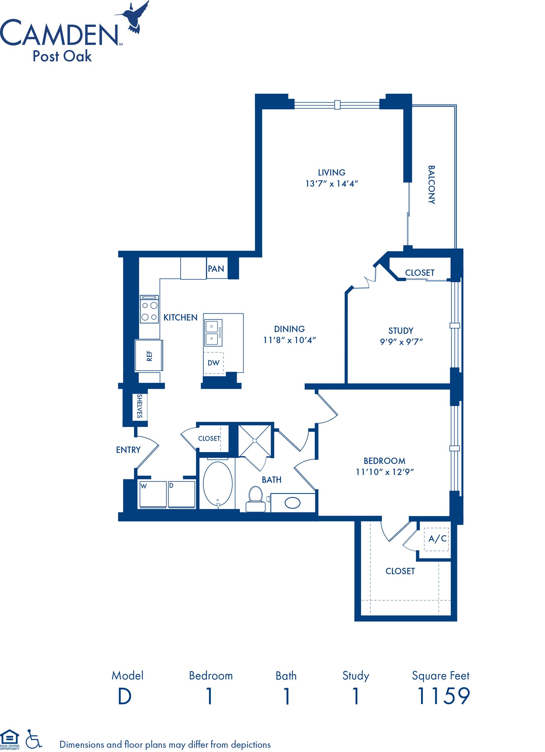 D floor plan