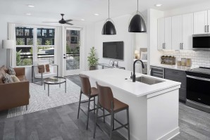 Kitchen at Camden Durham Apartments in Durham, NC