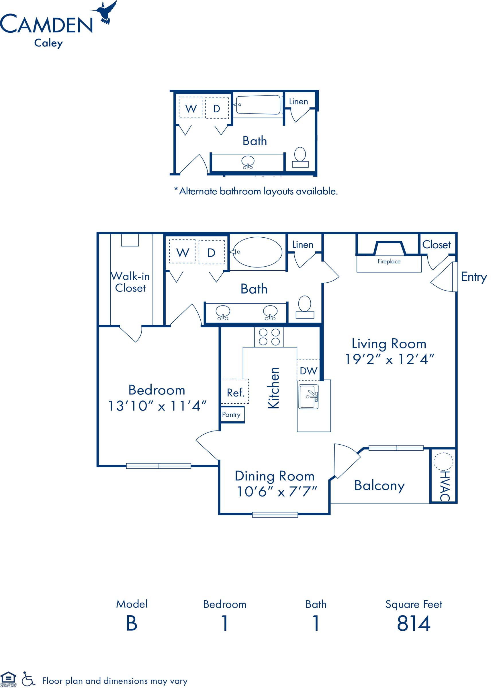 B-1 floor plan