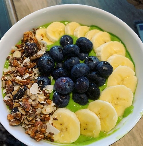 Smoothie bowl perfection by Kathy H. 