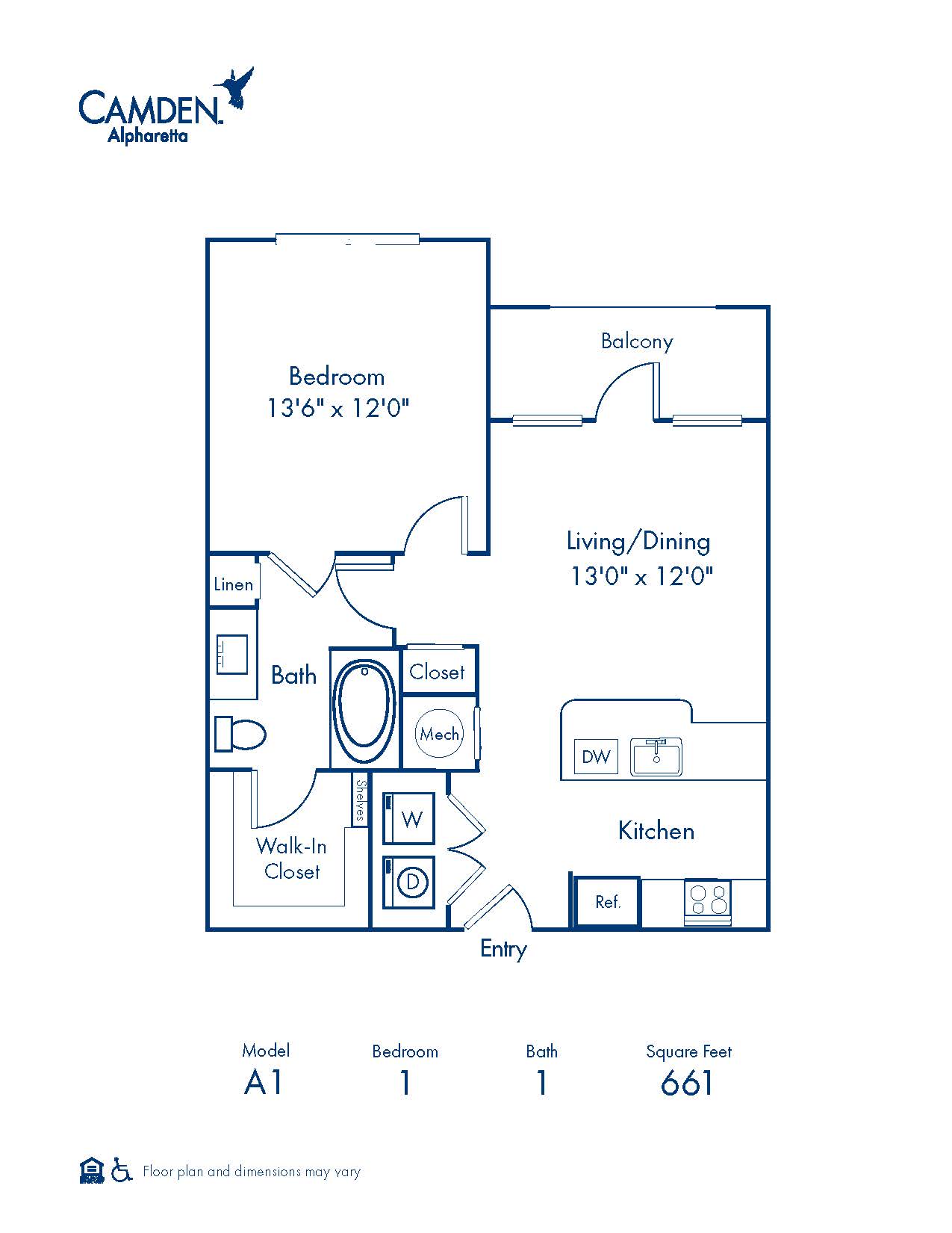 A1 floor plan