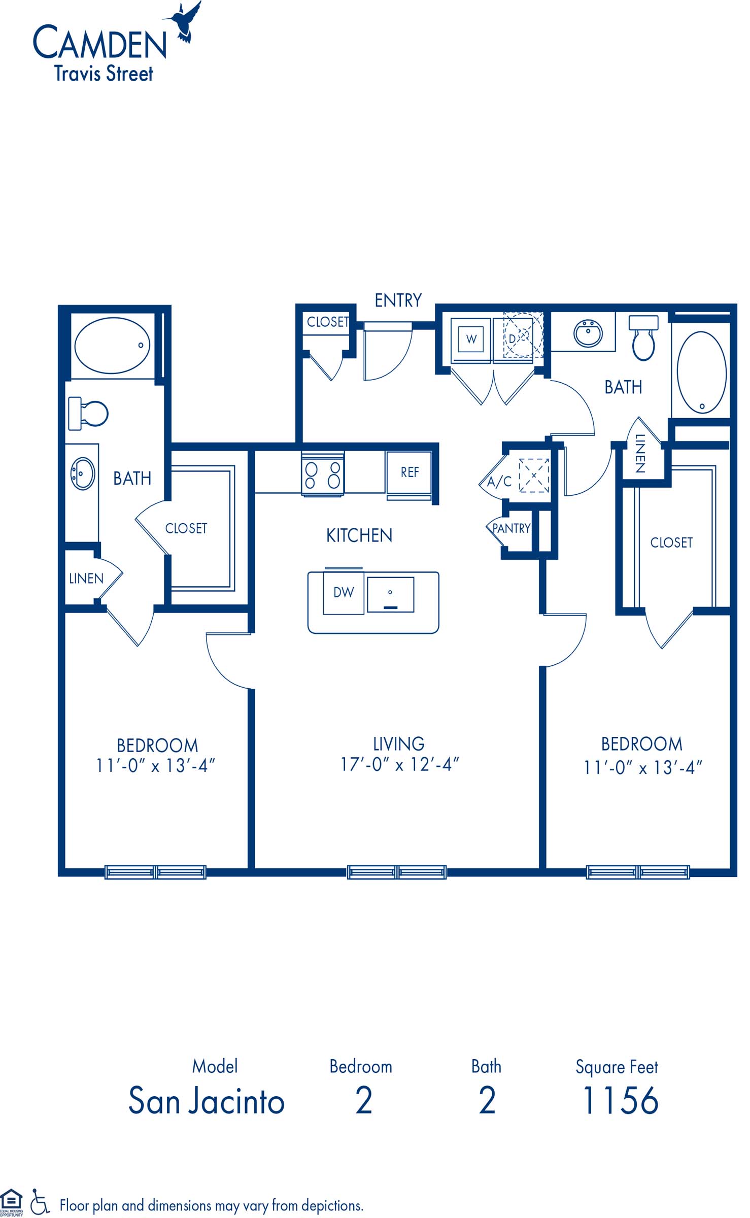 San Jacinto floor plan