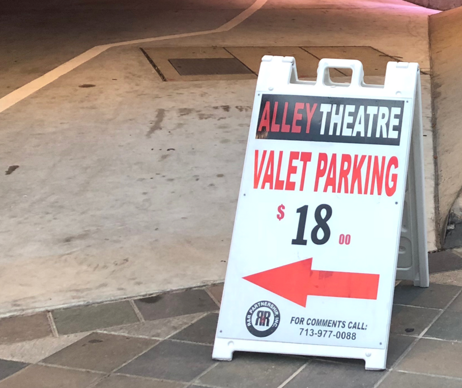 There is plenty of parking near the Alley Theater, and a convenient valet service is also offered.