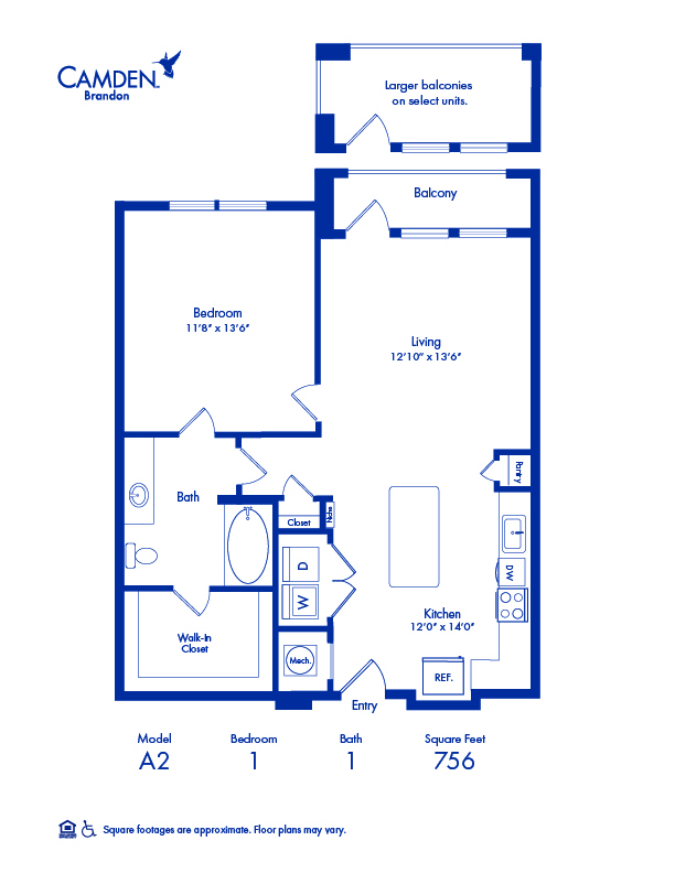 A2 floor plan
