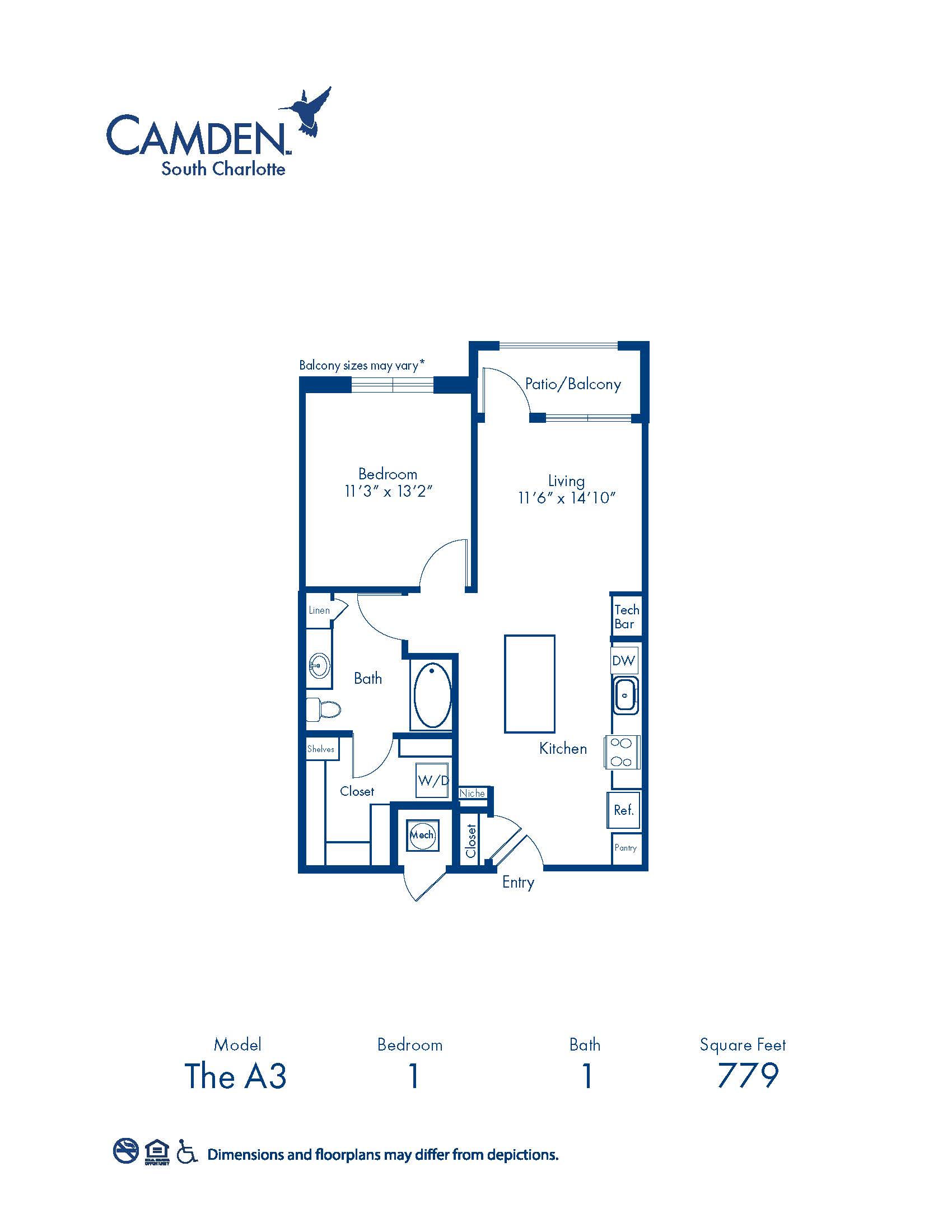 A3 floor plan