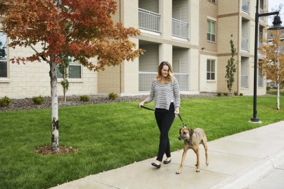 Pet friendly at Camden Lincoln Station Apartments in Lone Tree, CO