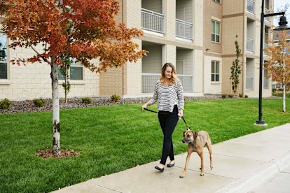 Pet friendly at Camden Lincoln Station Apartments in Lone Tree, CO