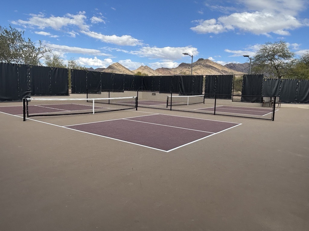 Pickleball Court- Photo courtesy of Jourdan Garcia