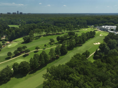 Carolina Country Club Golf Course alongside Camden Carolinian Apartments in Raleigh, NC
