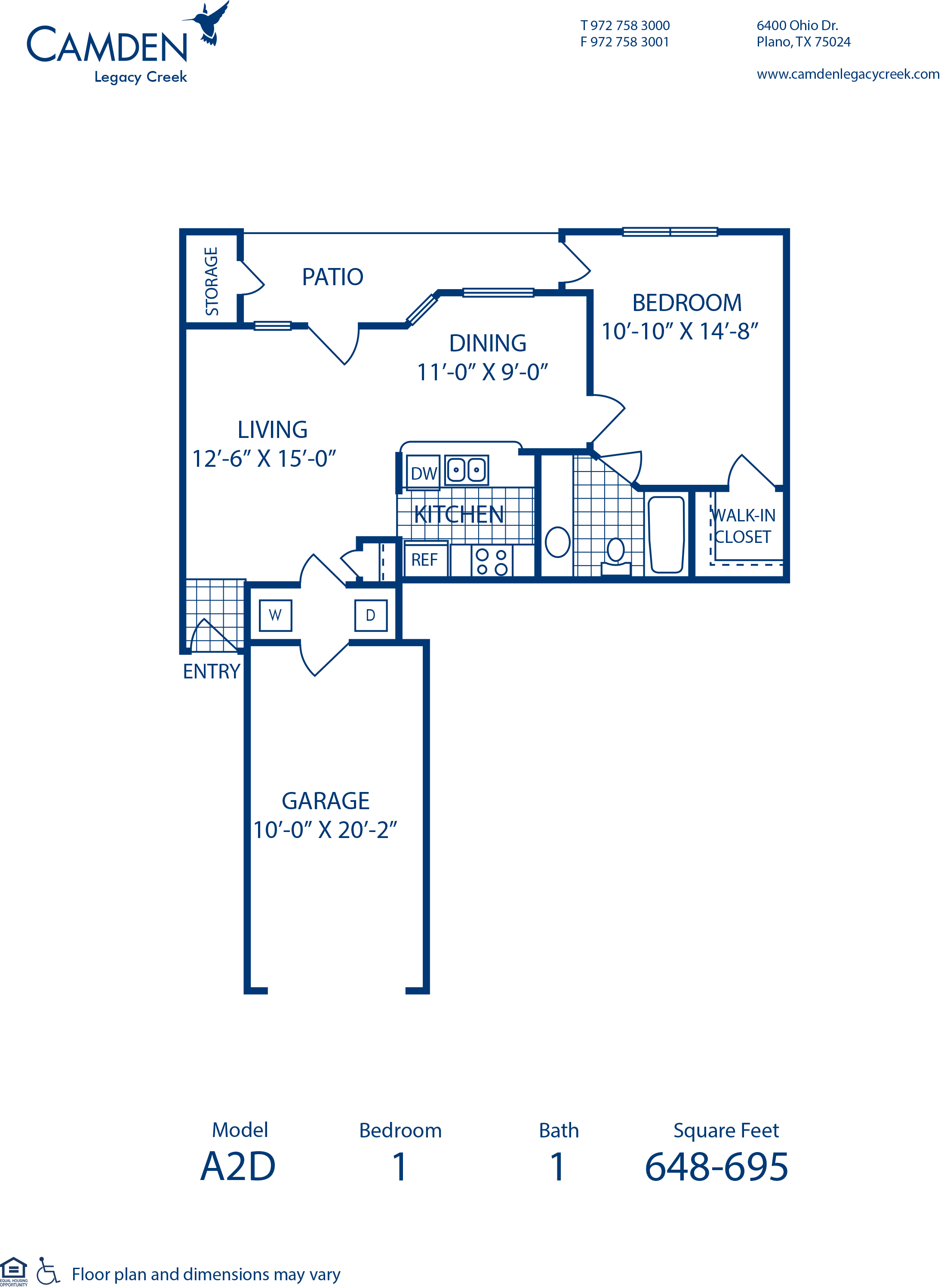 A2D floor plan