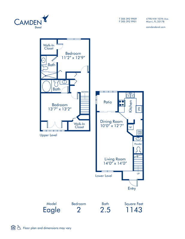 1, 2 & 3 Bedroom Apartments in Doral, FL - Camden Doral